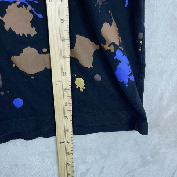 Uniqlo x Pixar Toy Story T- Shirt Men's L Black Disney Woody Graphic Paint Splat - Picture 5 of 9